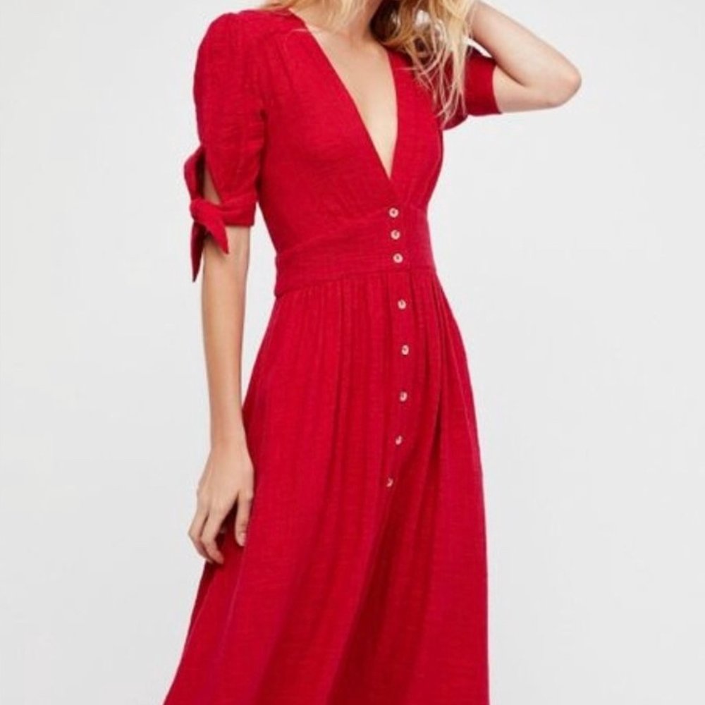 Free People Love Of My Life Midi Dress